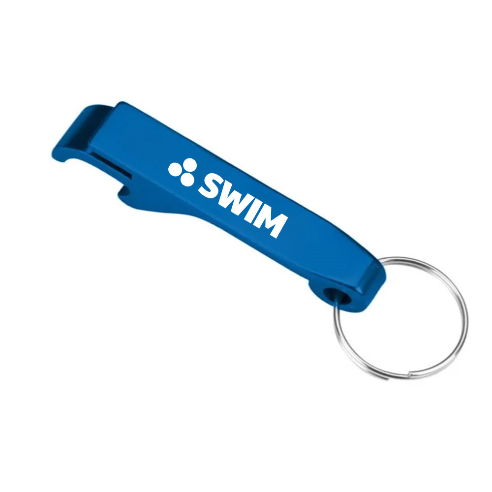 Custom Logo Aluminum Bottle Opener Key Ring