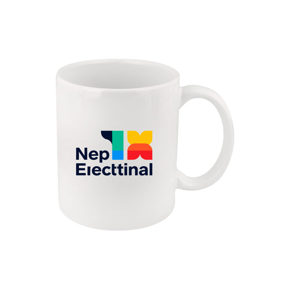 11 oz. White Ceramic Mug